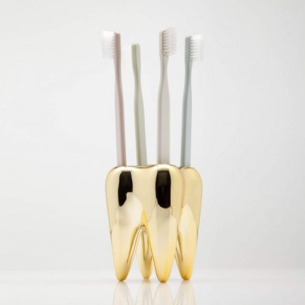 Portaspazzolini Dente Dorato
