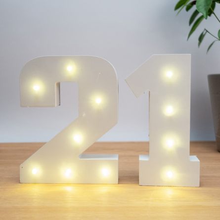 Numeri In Legno Luminosi
