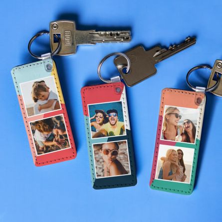 Portachiavi Personalizzabile con 2 Foto