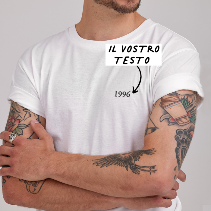 Ricamo sales su maglietta