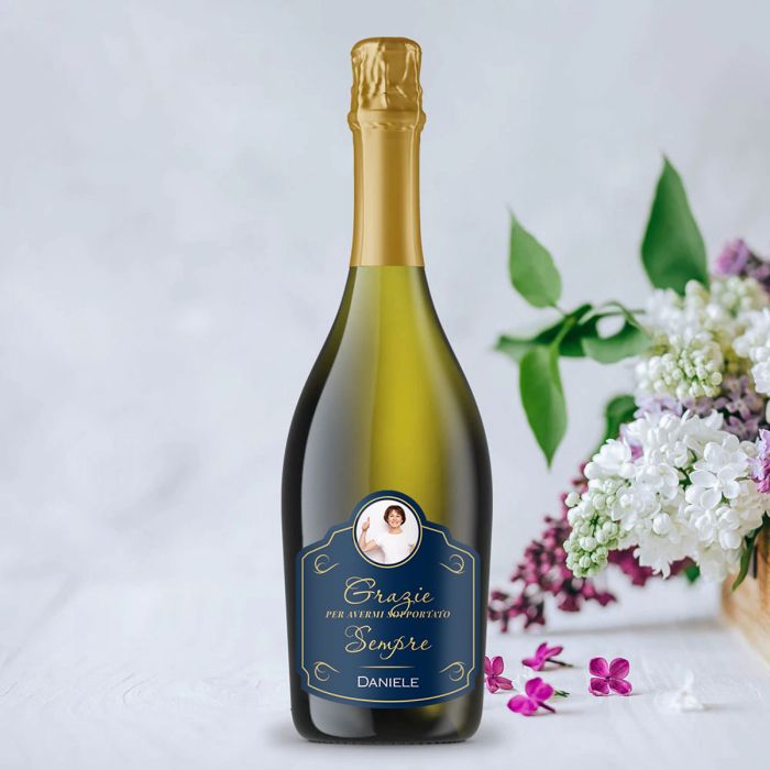 Prosecco Personalizzato con Foto e Testo