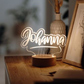 Lampada LED Personalizzata con Nome