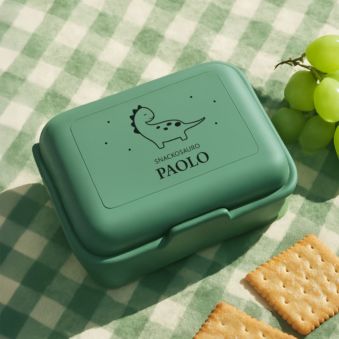 Porta Pranzo Personalizzato per Bambini con Animale e Nome