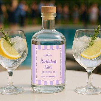 Gin Personalizzato con Etichetta Retrò
