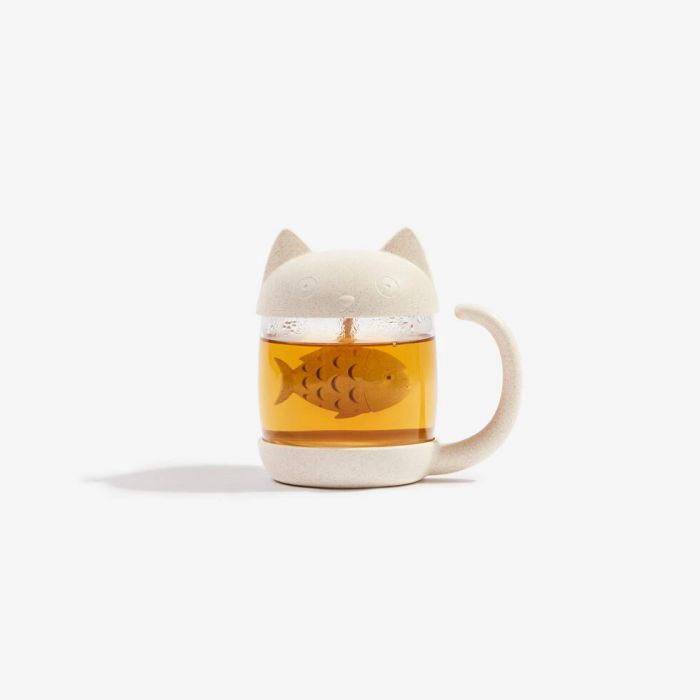 Taza Alta Para Té Forlife Curve Con Infusor Y Tapa De 15 Onz | Meses