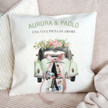 Cuscino Personalizzato Regalo di Denaro per un Matrimonio
