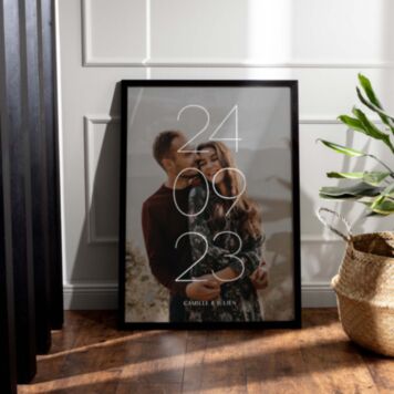 Poster Personalizzato con Data e Nome