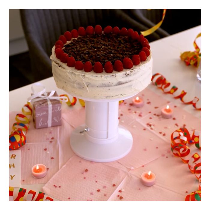 PowerBH Alzata per cupcake monostrato a sorpresa per torta di compleanno a sorpresa 