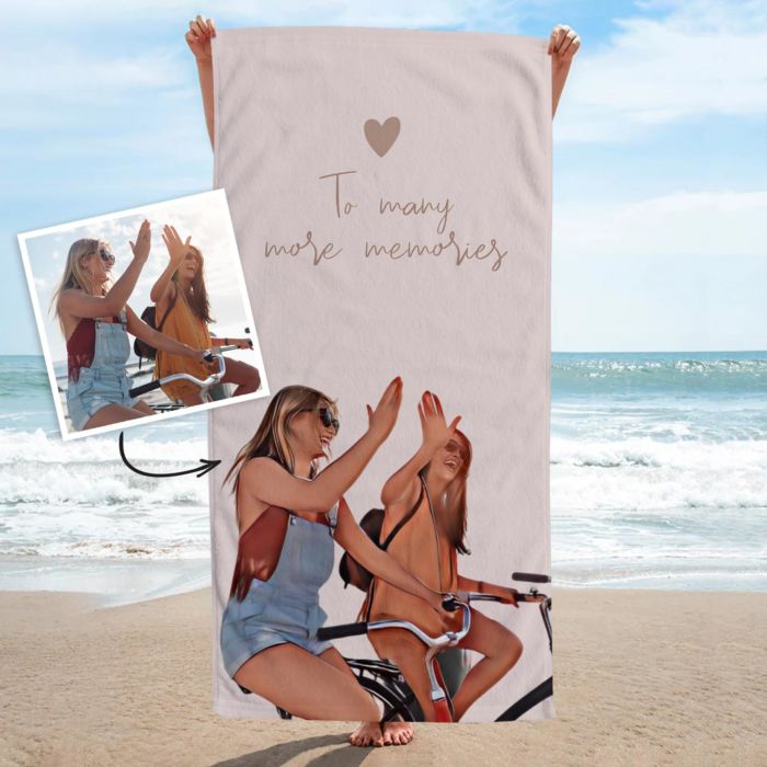 Telo Mare Personalizzato in Stile Fumetto main product photo
