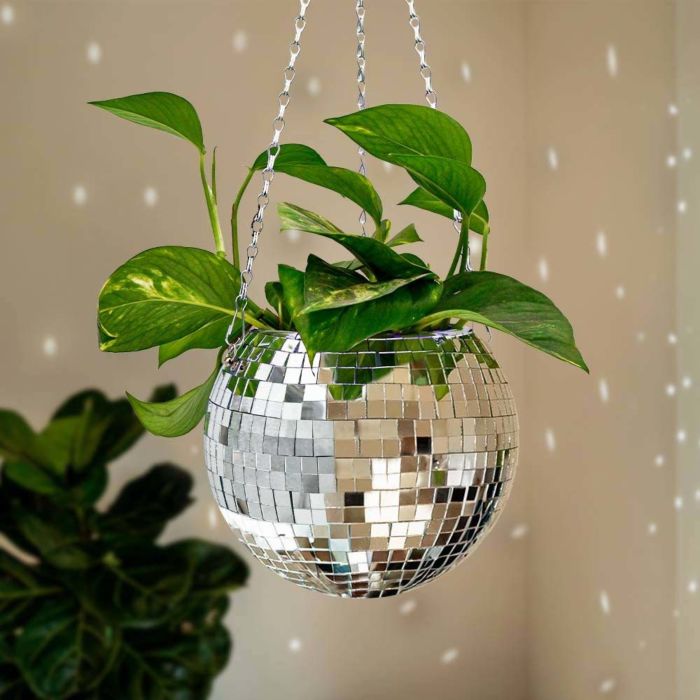 Palla Sfaccettata Da Discoteca Fiestas Guirca - Diametro 30 Cm, Colore Grigio/argento, Per Effetti Luce