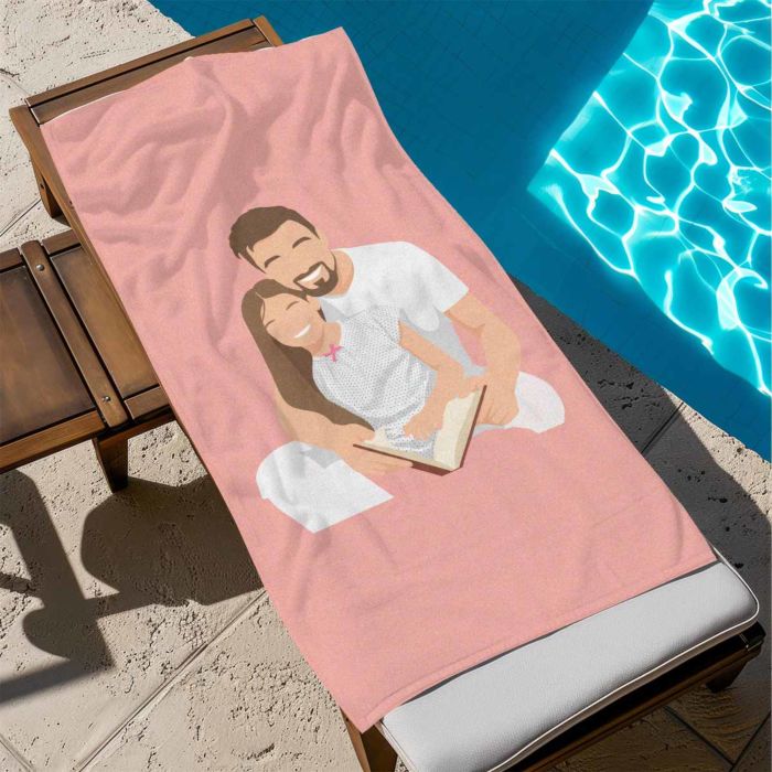 GRAZDesign Asciugamano personalizzato con cane e nome, Great Dane su telo doccia, asciugamano in due misure – 140 x 70 cm