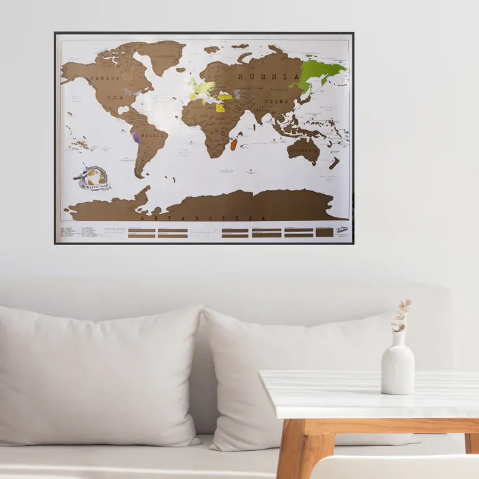 Scratch Map - La Mappa del Mondo da Grattare