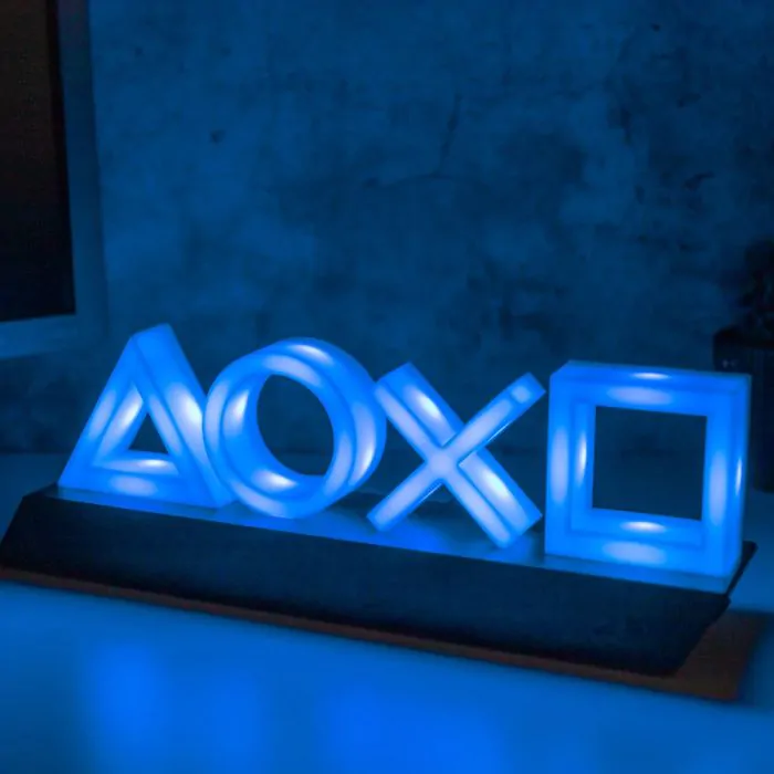 Lampada con simboli della PlayStation PS5