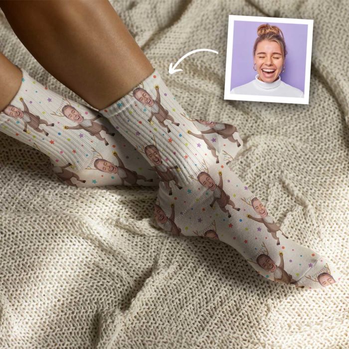 Calzini di Natale Multi-Faccia con Diversi Sfondi main product photo