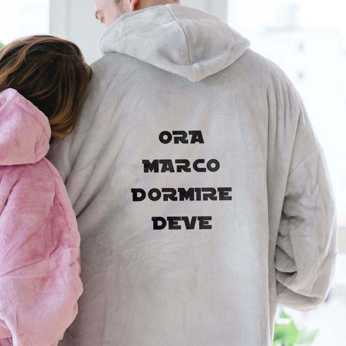 Coperta con cappuccio per adulti - Italia