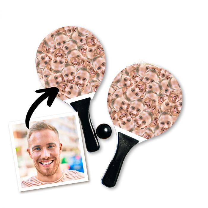 Set da Beach Tennis Personalizzato con Faccia main product photo