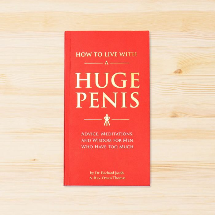 Libro “How to live with a huge penis” main product photo