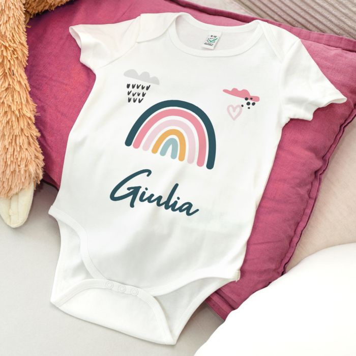 Regali per Bambini Body Neonato Personalizzato con Nome 