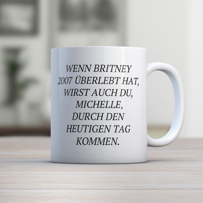 Tazza Britney Personalizzabile con Nome