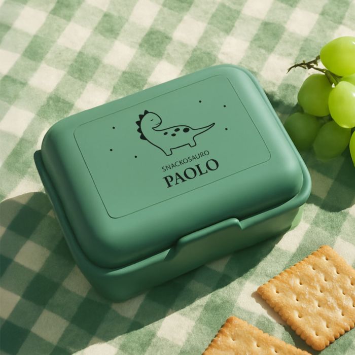 Porta Pranzo Personalizzato per Bambini con Animale e Nome