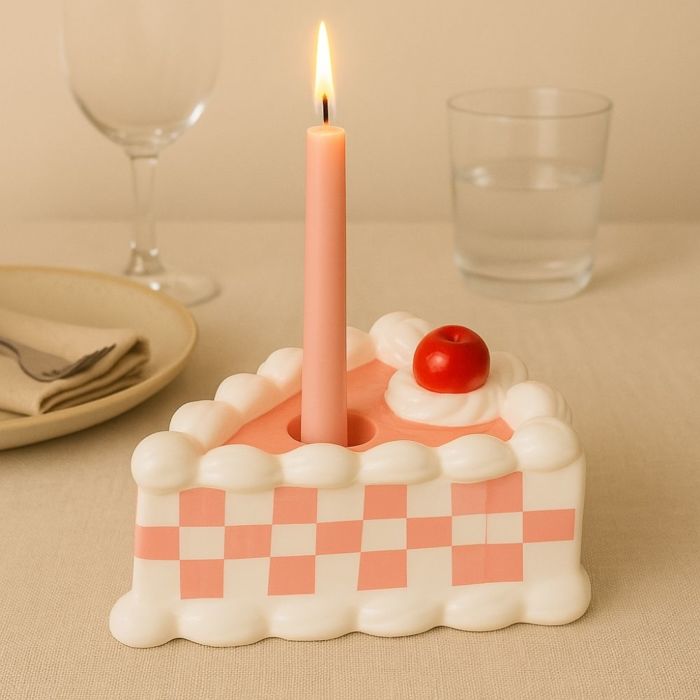 Portacandela a forma di Torta