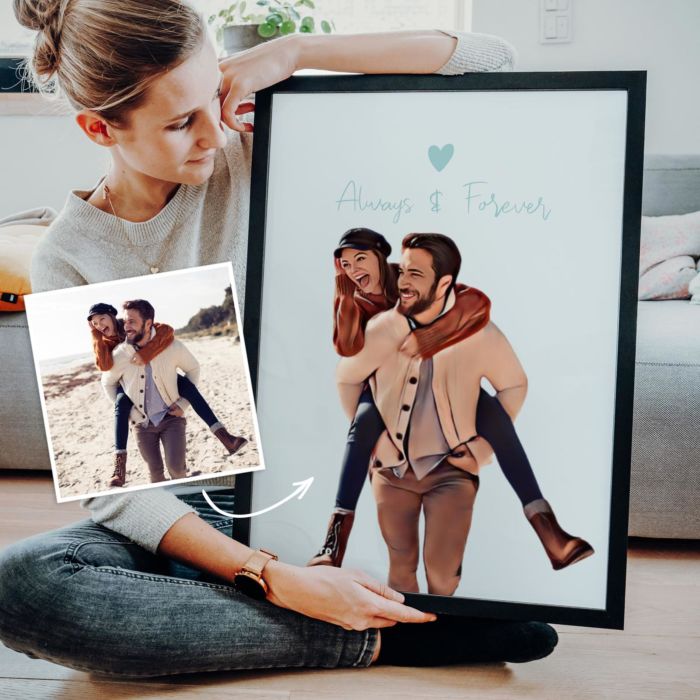 Quadro Personalizzato in Stile Fumetto