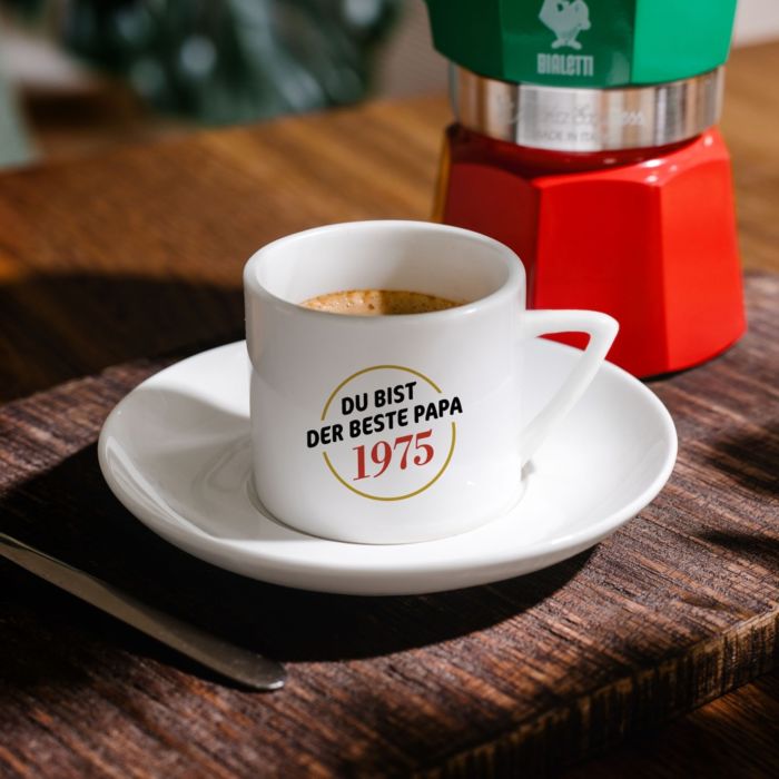 Tazzina da Caffè Personalizzata con Nome e Anno Tazzina da Caffè Personalizzata con Nome e Anno