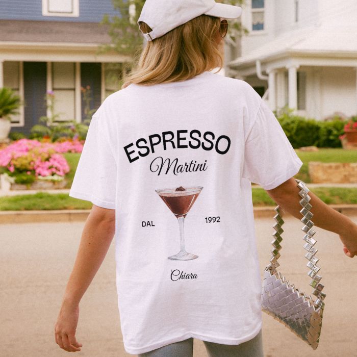 Maglietta Personalizzata Espresso Martini