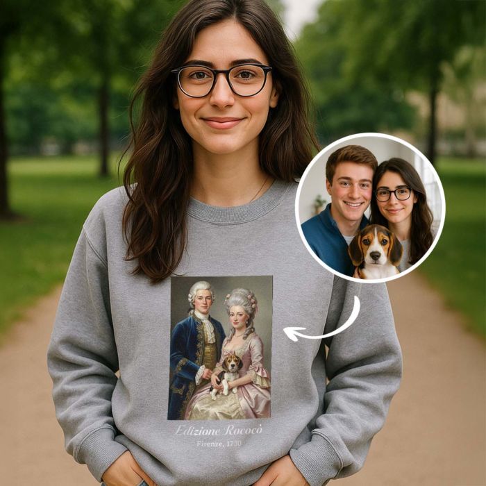 Felpa Personalizzata in stile Dipinto