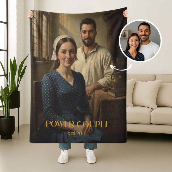 Coperta Personalizzata in stile Quadro