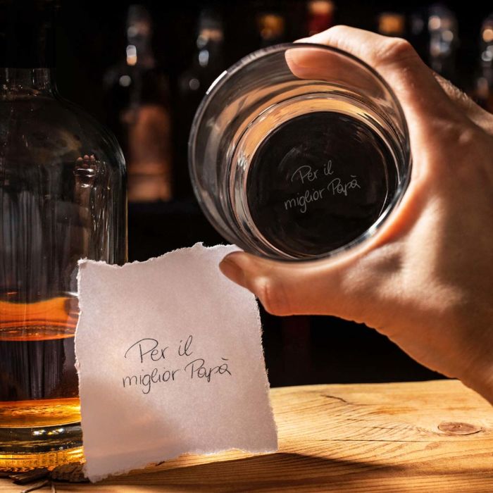 Polar-Effect Leonardo - Bicchiere da whisky personalizzato, 350 ml, idea regalo per donne - Tumbler per whisky, Scotch e Co con incisione nome - motivo: Mrs. Always Right