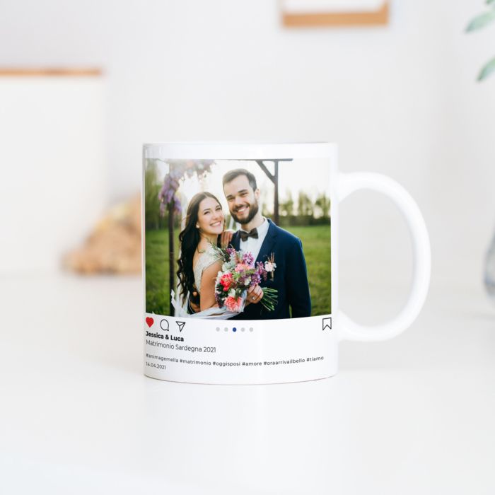 Tazza Personalizzata in Stile Instagram