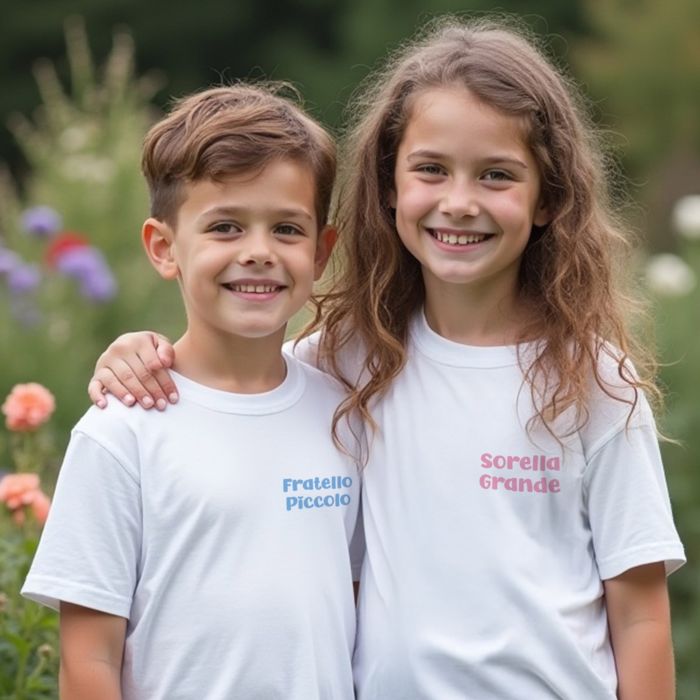 Maglietta Personalizzata per Bambini con Testo