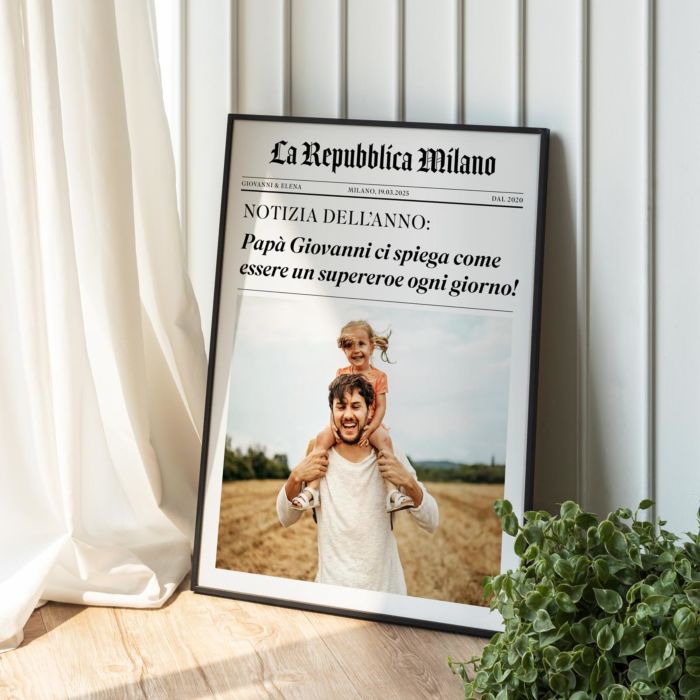 Poster Personalizzato Giornale