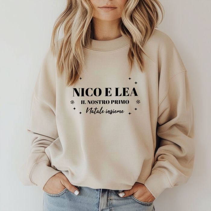 Felpa Natalizia Personalizzata
