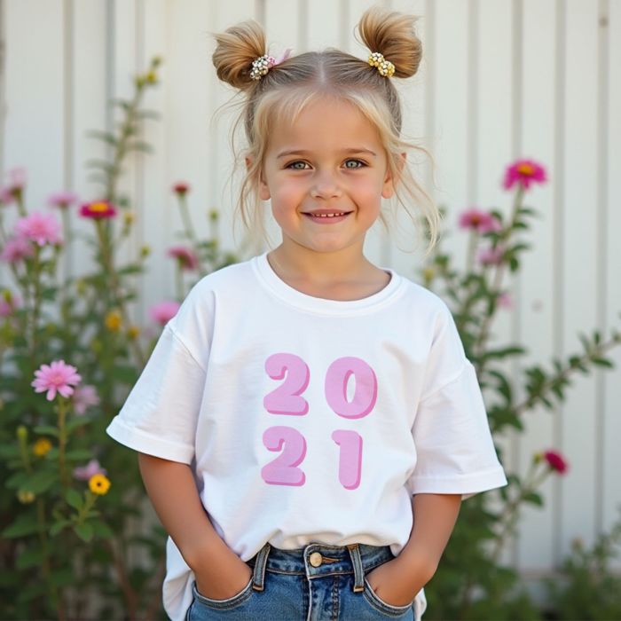 Maglietta Personalizzata per Bambini con Annata