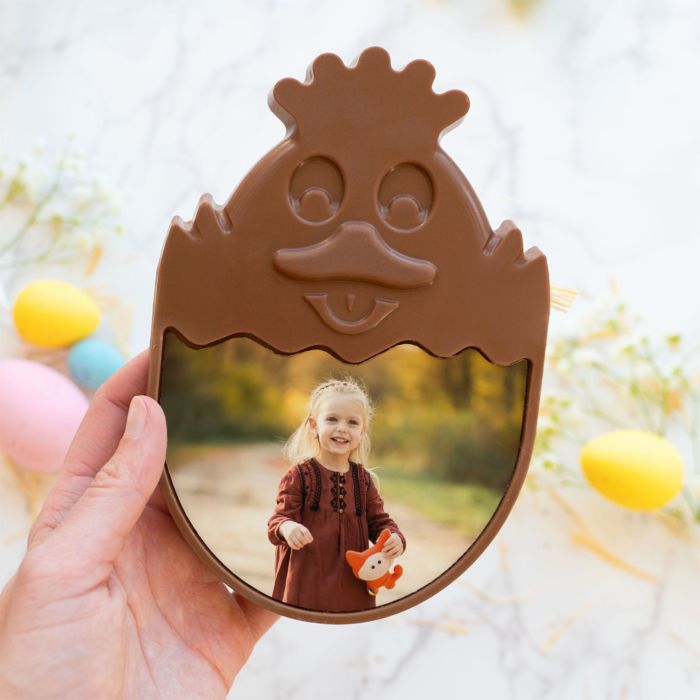 Cioccolato Personalizzato Pulcino con Foto