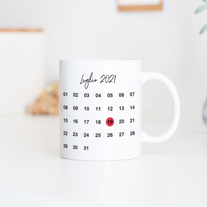 Tazza Personalizzata con Foto e Data