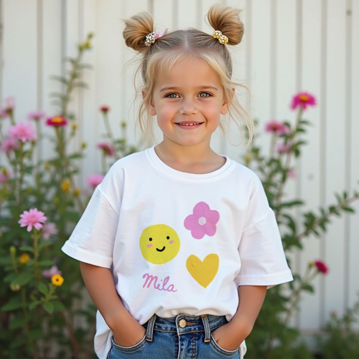 Maglietta Personalizzata per Bambini con il vostro Disegno