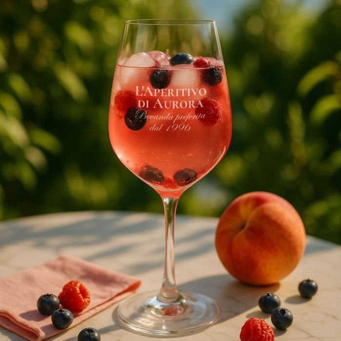 Bicchiere per l’Aperitivo Personalizzato con Nome Bicchiere per l’Aperitivo Personalizzato con Nome