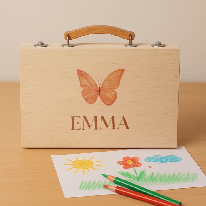 Valigetta Colori Personalizzata con Animali e Nome
