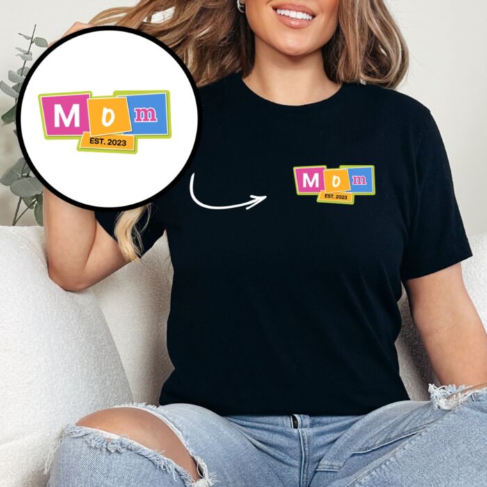 Maglietta con Scritta Personalizzata Mama Memphis