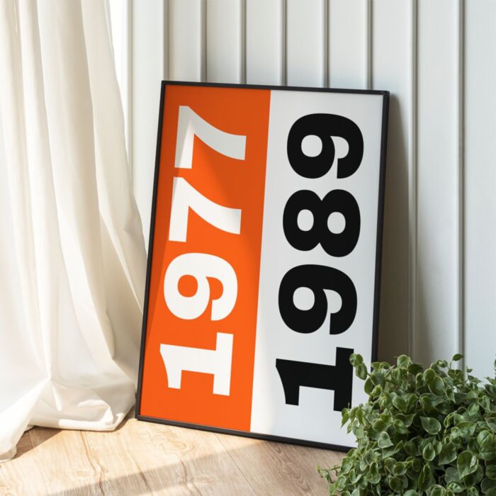 Poster Stampa Personalizzata con Due Anni