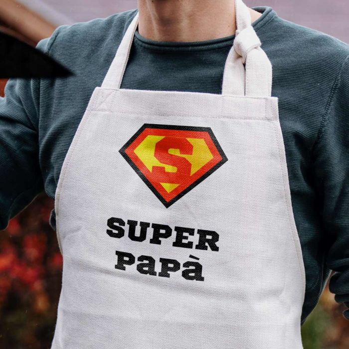Grembiule da Cucina Personalizzato Supereroe