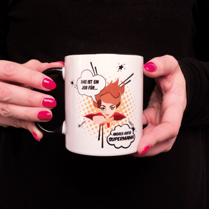 Tazza personalizzabile Superwoman