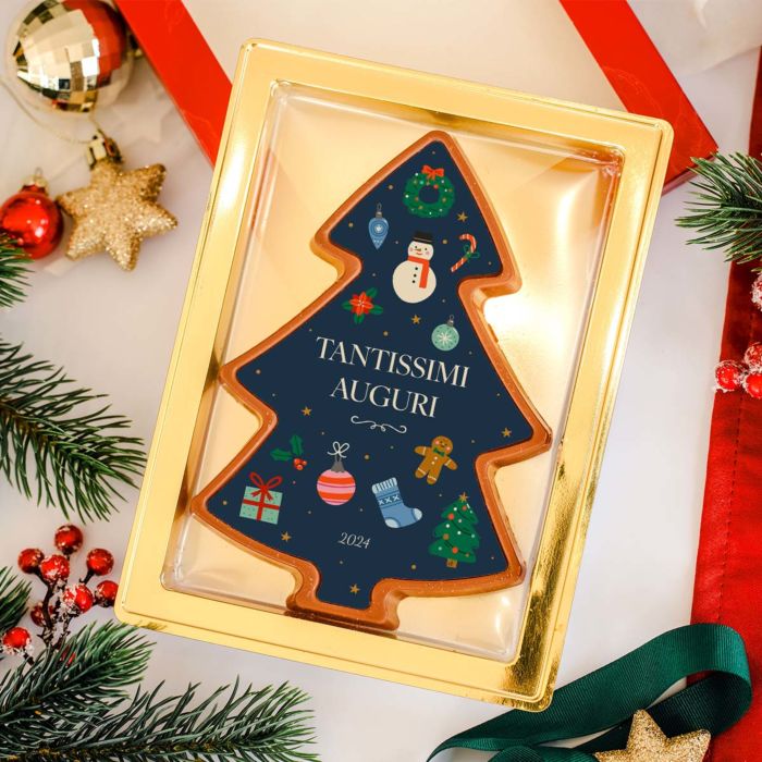 Cioccolatini Personalizzati Albero di Natale con Testo