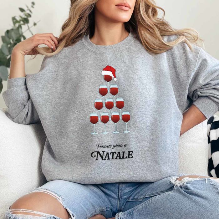 Maglione Natalizio Personalizzato Vino