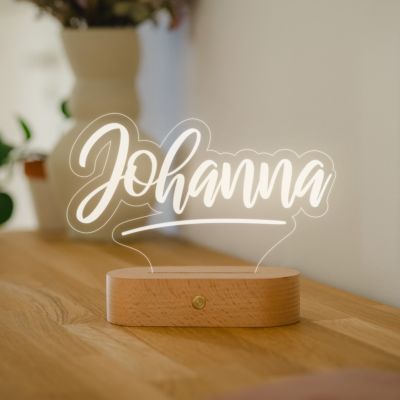 Lampada LED Personalizzata con Nome