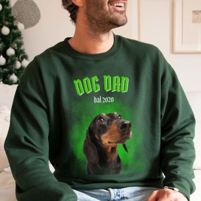 Felpa Personalizzata Bootleg Vintage Animale Domestico