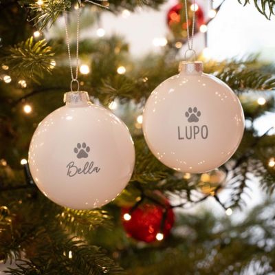 Pallina di Natale Personalizzata con Animale domestico Set da 2